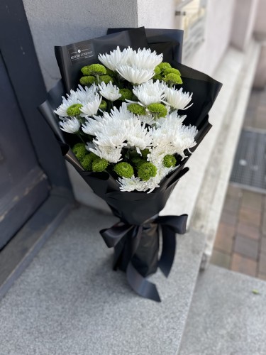 Wiązanka pogrzebowa chryzantemy